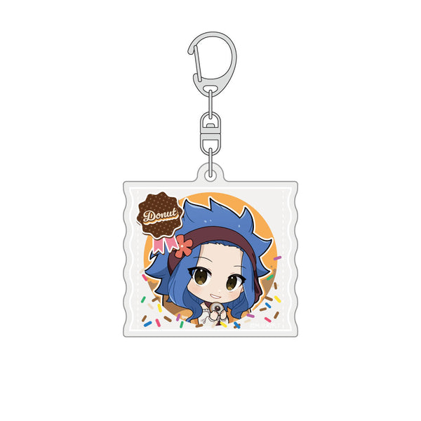 『FAIRY TAIL 100年クエスト』アクリルキーホルダー (レビィ/ドーナツ)