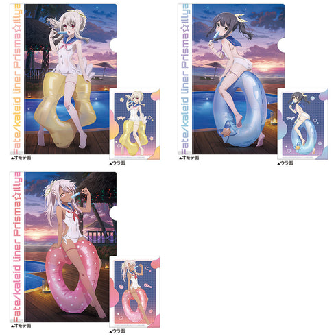 『Fate/kaleid liner プリズマ☆イリヤ Licht 名前の無い少女』描き下ろしクリアファイル (イリヤ/セーラー水着)