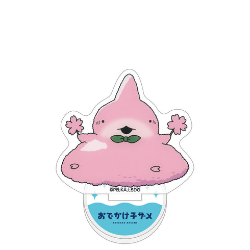 『おでかけ子ザメ』ミニアクリルスタンド (桜まみれ)