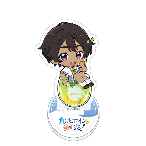 『負けヒロインが多すぎる!』ミニアクリルスタンド(焼塩檸檬/サイダー)