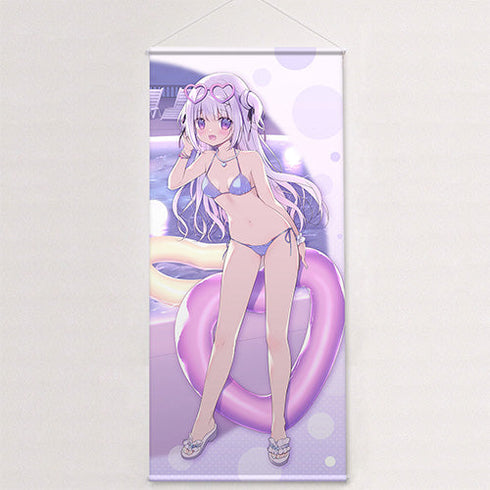 『宮坂みゆ先生』描き下ろし特大タペストリー (白凪/ナイトプール)