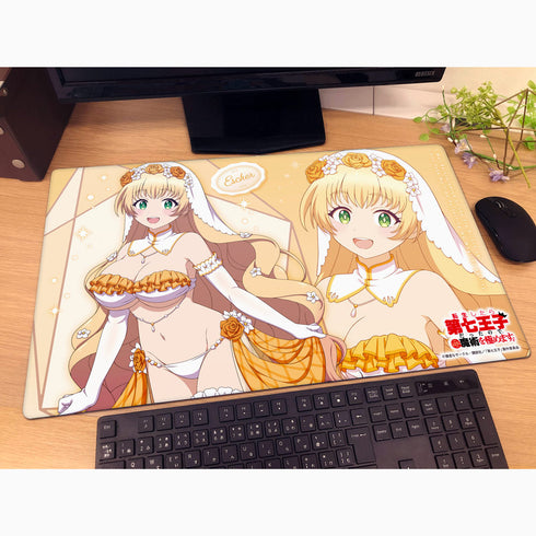 『転生したら第七王子だったので、気ままに魔術を極めます』描き下ろし ラバーマット(イーシャ/ウエディング水着)