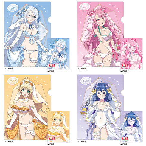 『轉生後竟是第七王子,便隨心所欲鑽研魔術』全新繪製 透明文件夾(伊莎/婚禮泳裝)