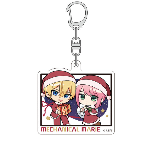 『機械じかけのマリー』ミニキャラアクリルキーホルダー(マリー&アーサー/クリスマス)