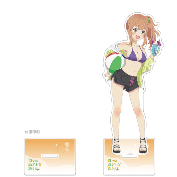 『日々は過ぎれど飯うまし』描き下ろし特大アクリルスタンド(小川しのん/水着)