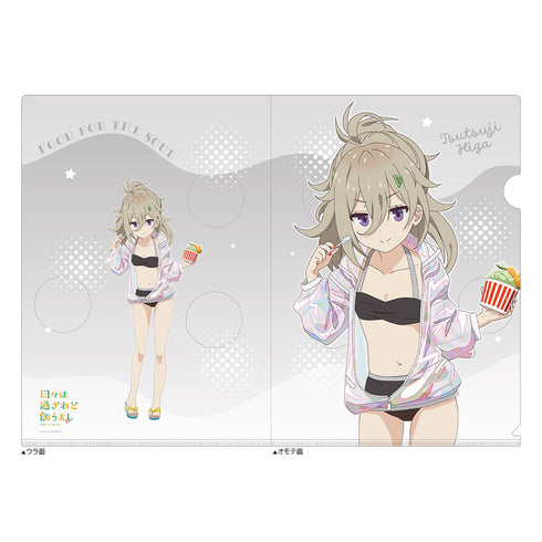 『日々は過ぎれど飯うまし』描き下ろしクリアファイル(比嘉つつじ/水着)