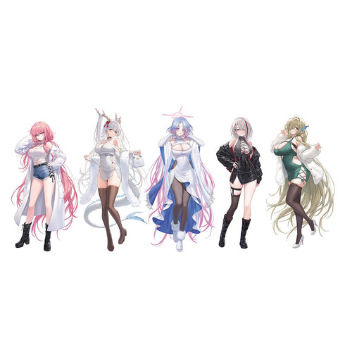 『アズールレーン』描き下ろし キャラファイングラフ(冬デート)A4