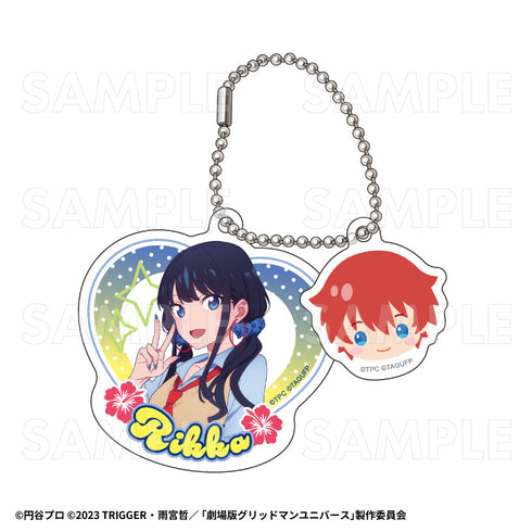 『グリッドマンユニバース』HEISEIアオハルStyle 2連アクリルキーホルダー 宝多六花