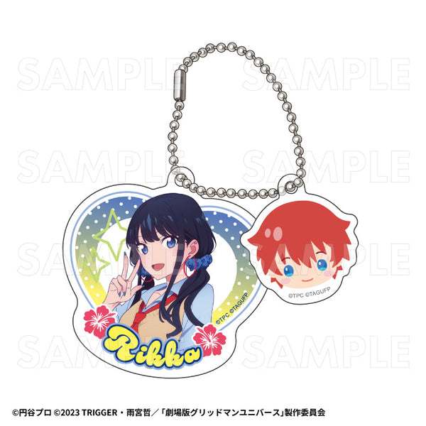 『グリッドマンユニバース』HEISEIアオハルStyle 2連アクリルキーホルダー 宝多六花