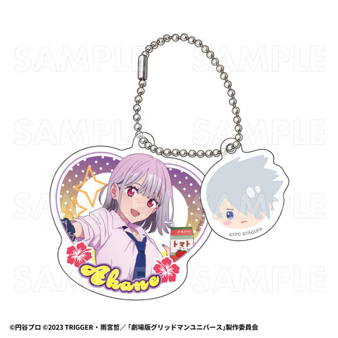 『グリッドマンユニバース』HEISEIアオハルStyle 2連アクリルキーホルダー 新条アカネ