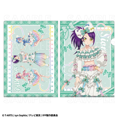 『プリパラ』さんくす♡ハッピーリボンコーデ クリアファイル シオン【202506再販】