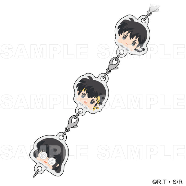 『らんま1/2』ちょこっテ! 3連アクリルキーホルダー 早乙女乱馬・良牙・ムース