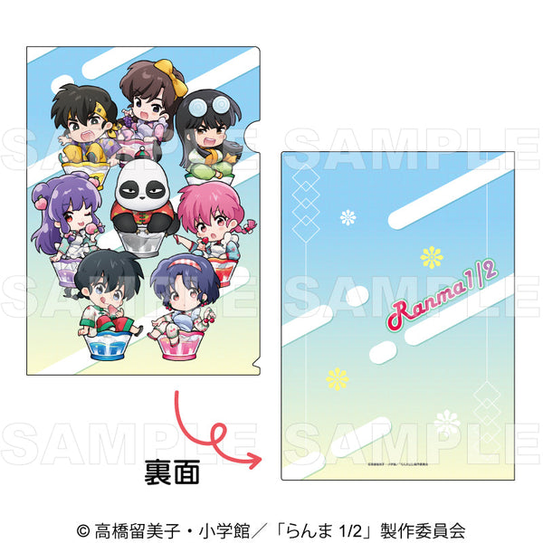 『らんま1/2』ちゃぽんっ! フルーツフレーバー クリアファイル ちびキャラ