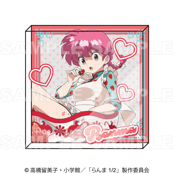 『らんま1/2』ちゃぽんっ! フルーツフレーバー アクリルブロック らんま