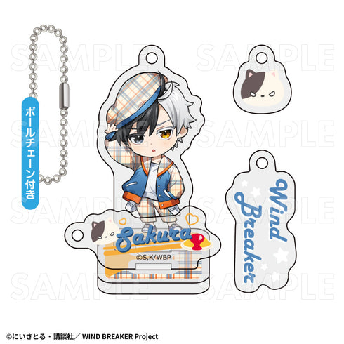 『WIND BREAKER』チェックセーラー アクリルスタンドキーホルダー 桜遥