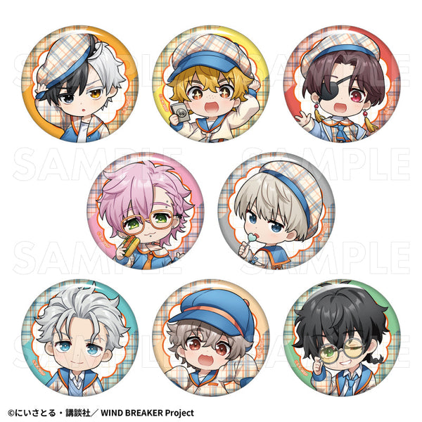 『WIND BREAKER』チェックセーラー トレーディング缶バッジ【BOX】
