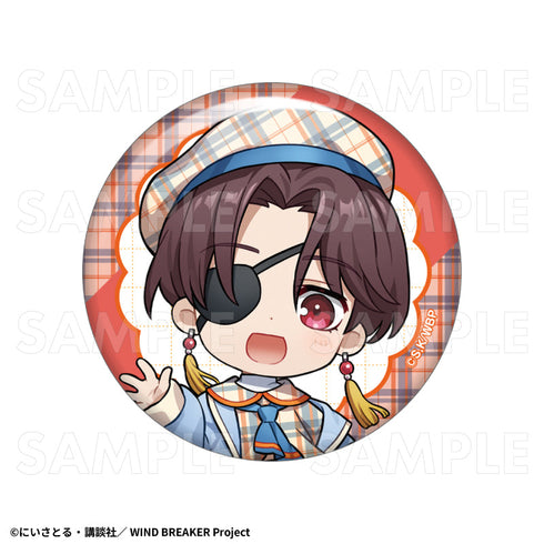 『WIND BREAKER』チェックセーラー トレーディング缶バッジ【BOX】【202512再販】