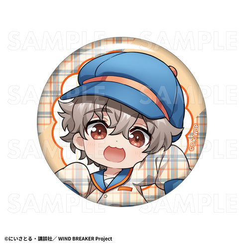 『WIND BREAKER』チェックセーラー トレーディング缶バッジ【BOX】【202512再販】