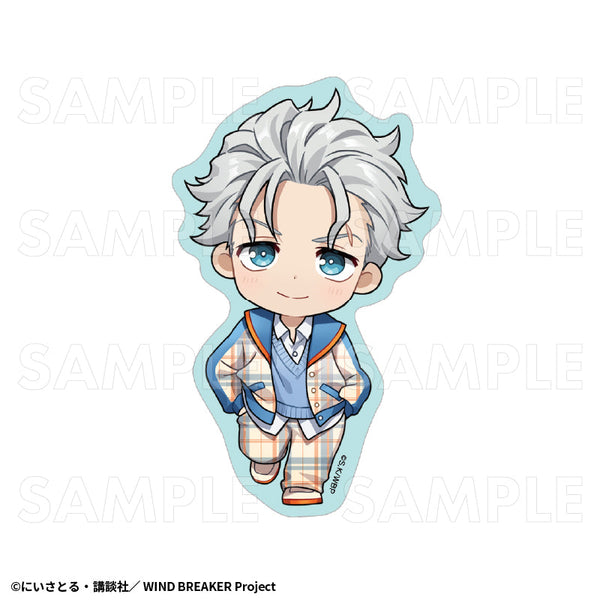 『WIND BREAKER』チェックセーラー ステッカー 梅宮一【202512再販】