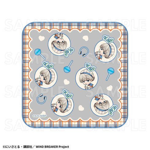 『WIND BREAKER』チェックセーラー ハンドタオル 梶蓮