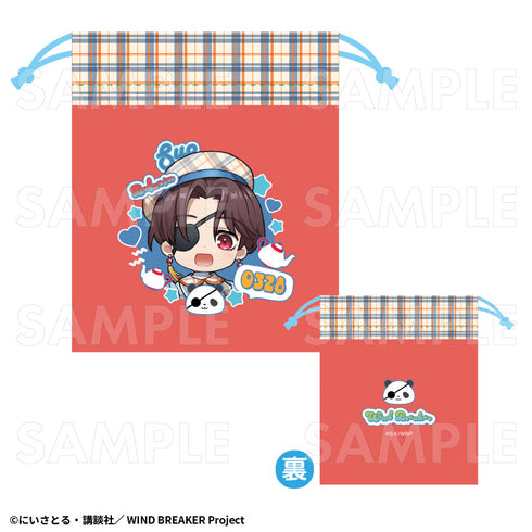 『WIND BREAKER』チェックセーラー 巾着ポーチ 蘇枋隼飛