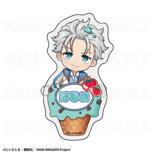 『WIND BREAKER』チェックセーラー トレーディングお名前バッジ【BOX】
