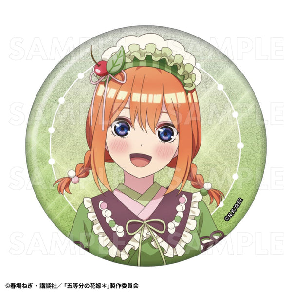 『五等分の花嫁*』和パフェドレスVer. 76mmグリッター缶バッジ 中野四葉