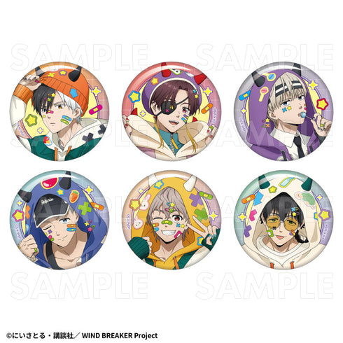 『WIND BREAKER』迪比迪可連帽外套 交易罐徽章【BOX】