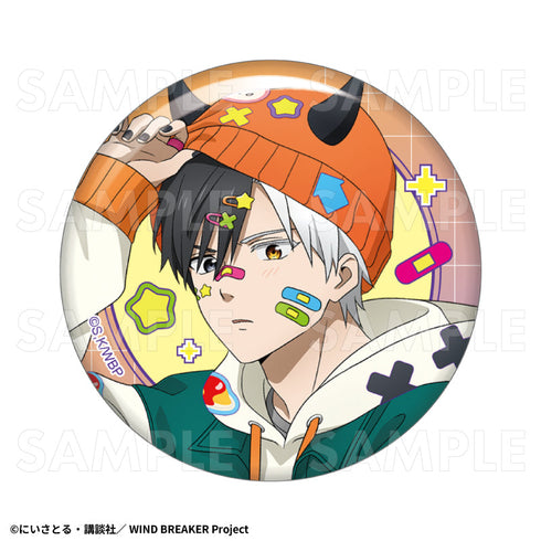 『WIND BREAKER』迪比迪可連帽外套 交易罐徽章【BOX】