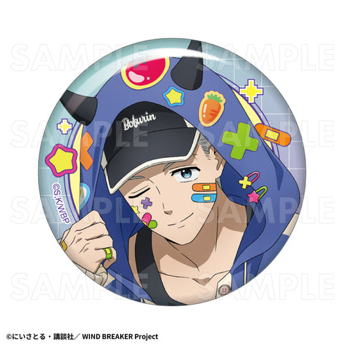 『WIND BREAKER』迪比迪可連帽外套 交易罐徽章【BOX】