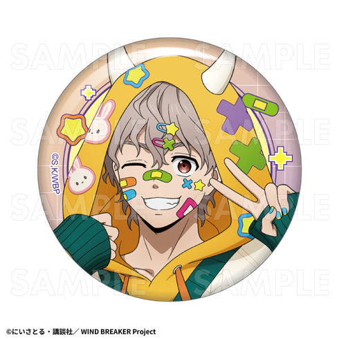 『WIND BREAKER』迪比迪可連帽外套 交易罐徽章【BOX】