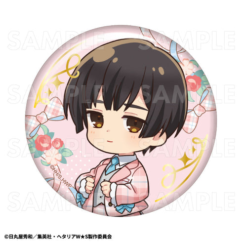 『ヘタリア World☆Stars』バレエコアStyle トレーディング箔押し缶バッジ【BOX】