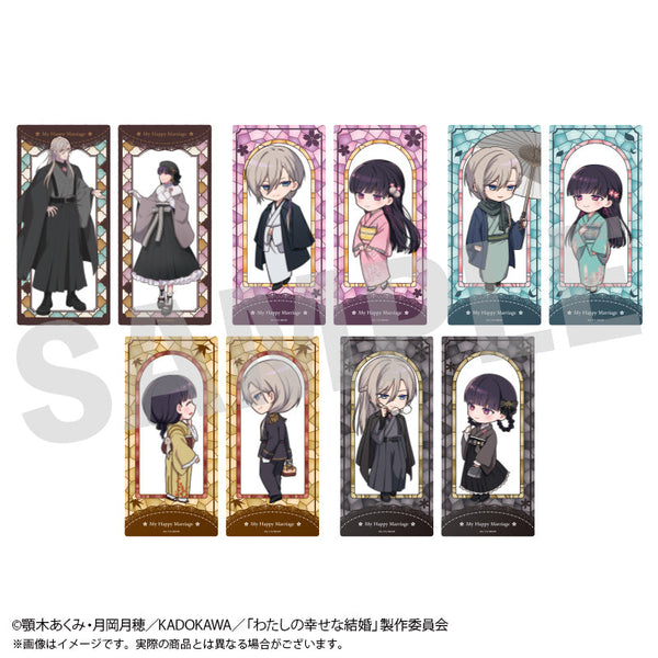『わたしの幸せな結婚×浅草ロマン館』トレーディングクリアマーカー(2枚セット) 全5種【BOX】