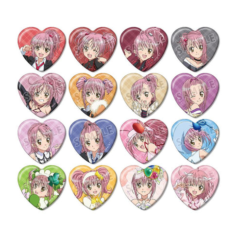 『しゅごキャラ!』トレーディングハート型缶バッジ(単位/BOX)【202601再販】