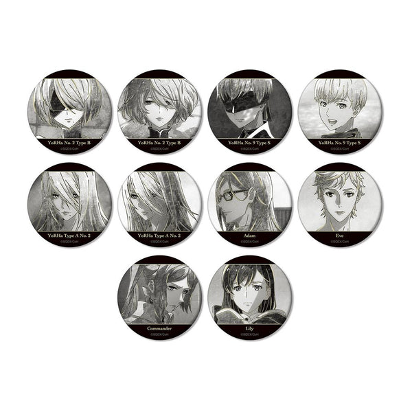 『NieR:Automata Ver1.1a』トレーディング Ani-Art BLACK LABEL マット缶バッジ(単位/BOX)【202602再販】