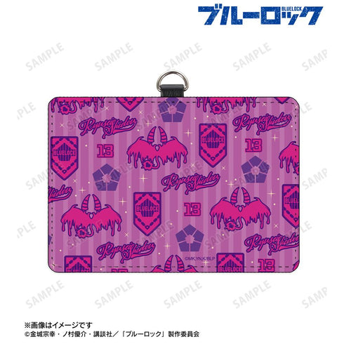 『ブルーロック』士道 龍聖 モチーフ柄 ネックストラップ付き2ポケットパスケース【202601再販】