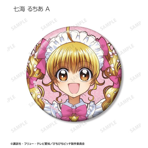 『ぴちぴちピッチ』描き下ろし メイドver. トレーディンググリッター缶バッジ(単位/BOX)