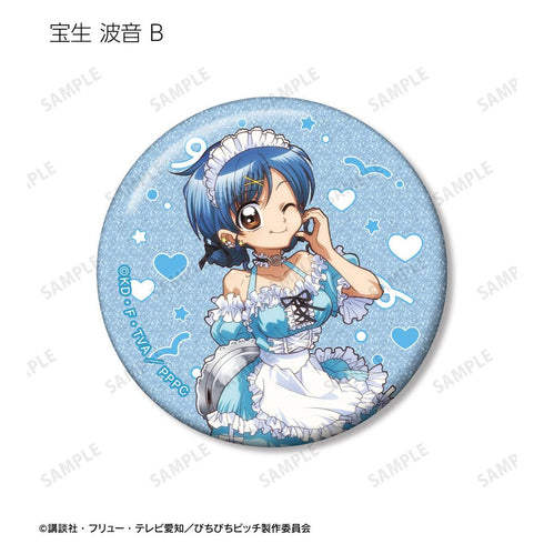 『ぴちぴちピッチ』描き下ろし メイドver. トレーディンググリッター缶バッジ(単位/BOX)