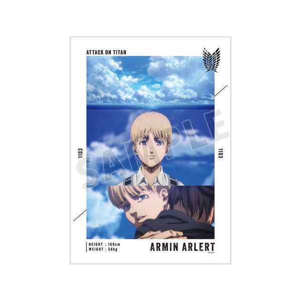 『進撃の巨人』アルミン 場面写A3マット加工ポスター vol.3【202601再販】