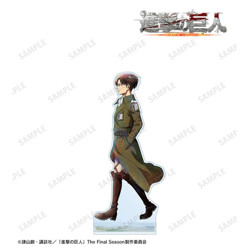 『進撃の巨人』描き下ろし リヴァイ 冬の歩み・着彩ver. 特大アクリルスタンド【202601再販】