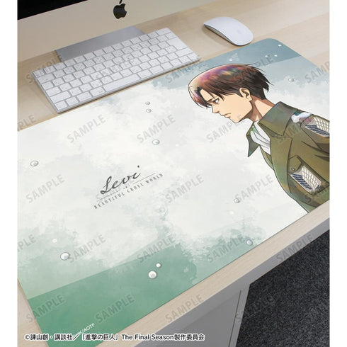 『進撃の巨人』描き下ろし リヴァイ 冬の歩みver. マルチデスクマット【202601再販】