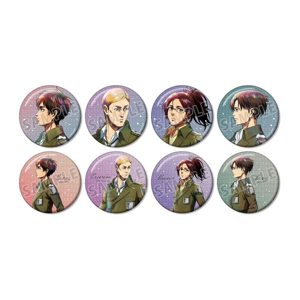 『進撃の巨人』描き下ろし 冬の歩みver. トレーディンググリッター缶バッジ(単位/BOX)【202601再販】