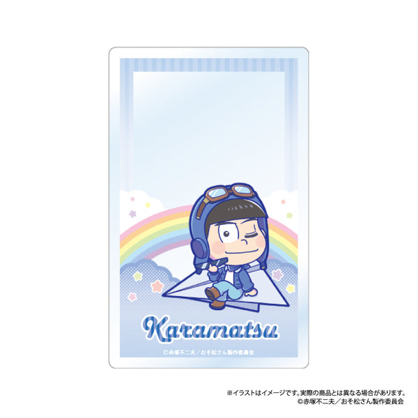 『おそ松さん』アクリルカード カラ松SD(紙ヒコーキ)