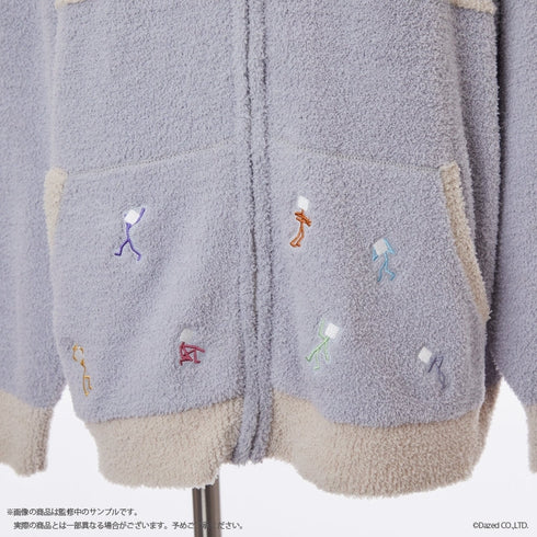 『カリスマ』ジップアップカーディガン (ユニセックス) GRY