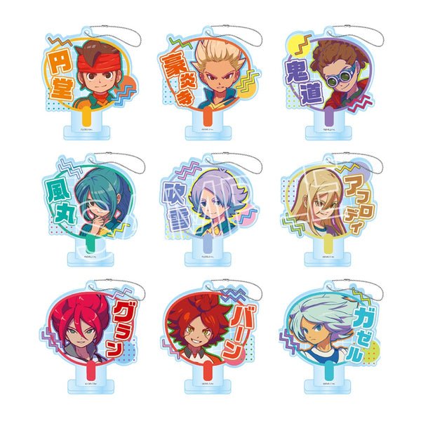 『イナズマイレブン英雄たちのヴィクトリーロード』ビビッドラインシリーズ デコうちわキーチェーン BOX(9個入)