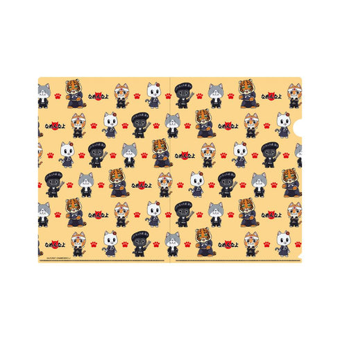 『ラーメン赤猫×なめ猫コラボ』クリアファイルセット B5