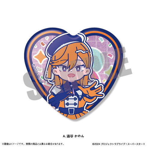 『ラブライブ!スーパースター!!』第2弾 ハート型缶バッジVol.1【BOX】