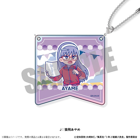 『3年Z組銀八先生』オーロラアクリルキーホルダー にゅーとろ 第2弾 J 猿飛あやめ