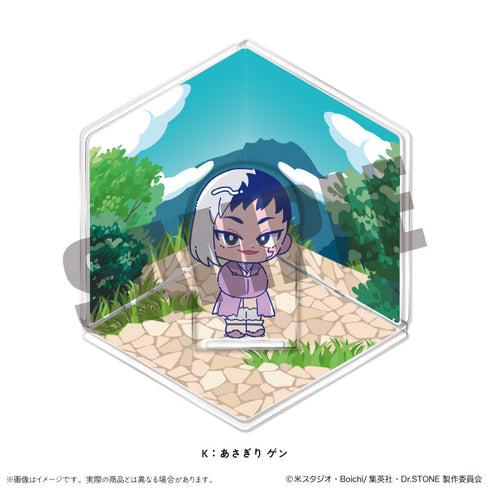 『Dr.STONE』アクリルジオラマ にゅーとろ K あさぎりゲン