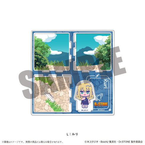 『Dr.STONE』アクリルジオラマ にゅーとろ L ルリ